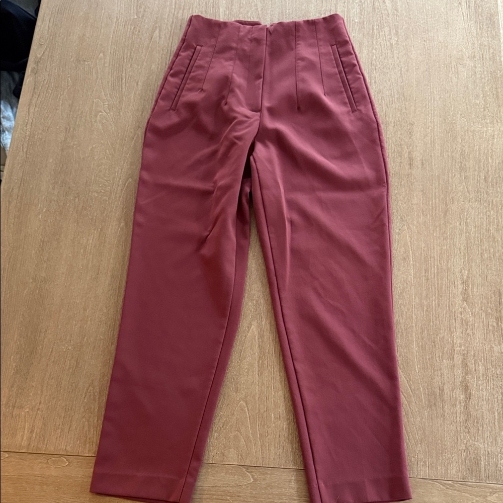 Zara high waisted trousers